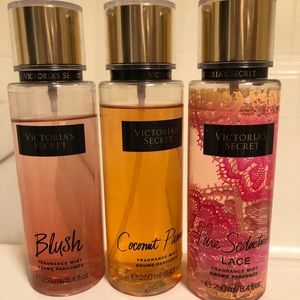 Gently used Victoria secret body sprays